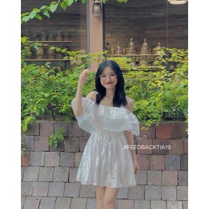 Váy hoa cổ yếm ulzzang Tia19 . Đầm hoa hai dây dáng xoè-6