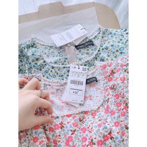 VÁY THÔ HOA NHÍ VIỀN NGỌC TAY BỒNG CHO NỮ-3