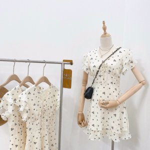 Váy Hoa Nhí Nữ Tính Mùa Hè-5