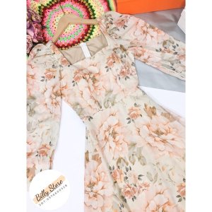 váy hoa phối ren xi xò-3