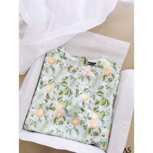 VÁY HOA XANH HỞ LƯNG CÚC NGỌC CHO NỮ-8