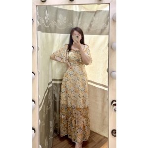 🌈 VÁY TƠ HOA MAXI DÀI NHÚN THÂN CÁNH TIÊN🍁-8