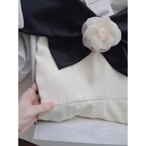 Váy phối chùm vai nơ hoa-3