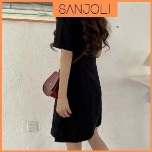 Váy Cổ Vuông Body, Đầm Công Sở Ôm Dáng Hàn Quốc Sang Trọng SANJOLI Thiết Kế Phù Hợp Dự Tiệc Cưới VD009-5