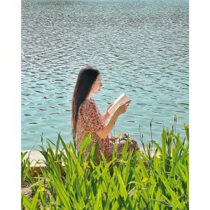 Váy hoa nhí dáng dài đuôi cá – Đầm nữ form suông vintage V-ĐC2-9