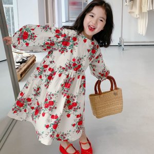 Đầm Hoa Dài Phong Cách Mori Thời Trang Mùa Xuân 2022 Cho Nữ-4