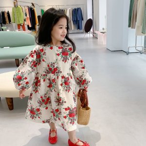 Đầm Hoa Dài Phong Cách Mori Thời Trang Mùa Xuân 2022 Cho Nữ-2