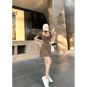 AMD_Bán sỉ VÁY HOA DÚM NGỰC TAY BỒNG-5