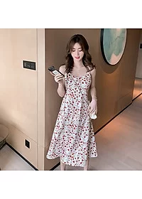 Váy hoa 2 dây nữ thời trang Ohazo! mùa hẹ cực Cute, mềm mại, thoáng mát - Phong cách thời trang phương Tây - AG205 - Image 6