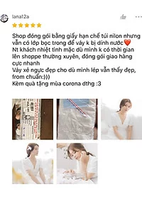 Váy Xòe Thiết Kế hoa Cúc Nhỏ - Image 5