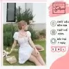 Váy Hoa Nhí Cổ Yếm Hở Lưng Chất Lụa Siêu Đẹp - JUHEE DRESS T235