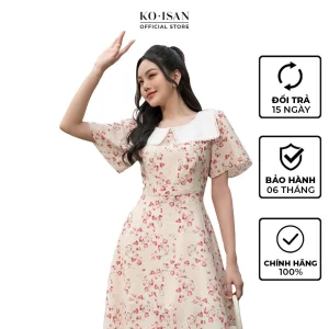 Alternative view of Váy hoa nhí tiểu thư vintage thiết kế tay nhún công chúa KOISAN 22056687