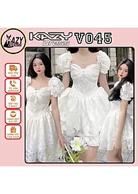 Alternative view of Váy xòe 2 tầng đính nơ phong cách tiểu thư sang chảnh KAZY DRESS V045