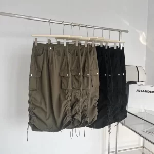 [Mã INBAU25 giảm 25K đơn 149K] Chân váy Kaki rút dây 2 sườn, túi hộp hottrend siêu hách dáng - phong cách trẻ trung-9