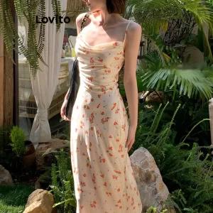 Lovito Váy hoa Ditsy thường ngày dành cho nữ L77ED150-1